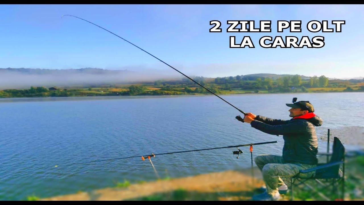2 Zile de Pescuit PE OLT CARAS Salbatic si Platica la Baraj Arpasu Mare, Sibiu - PLOAIE dar si Soare