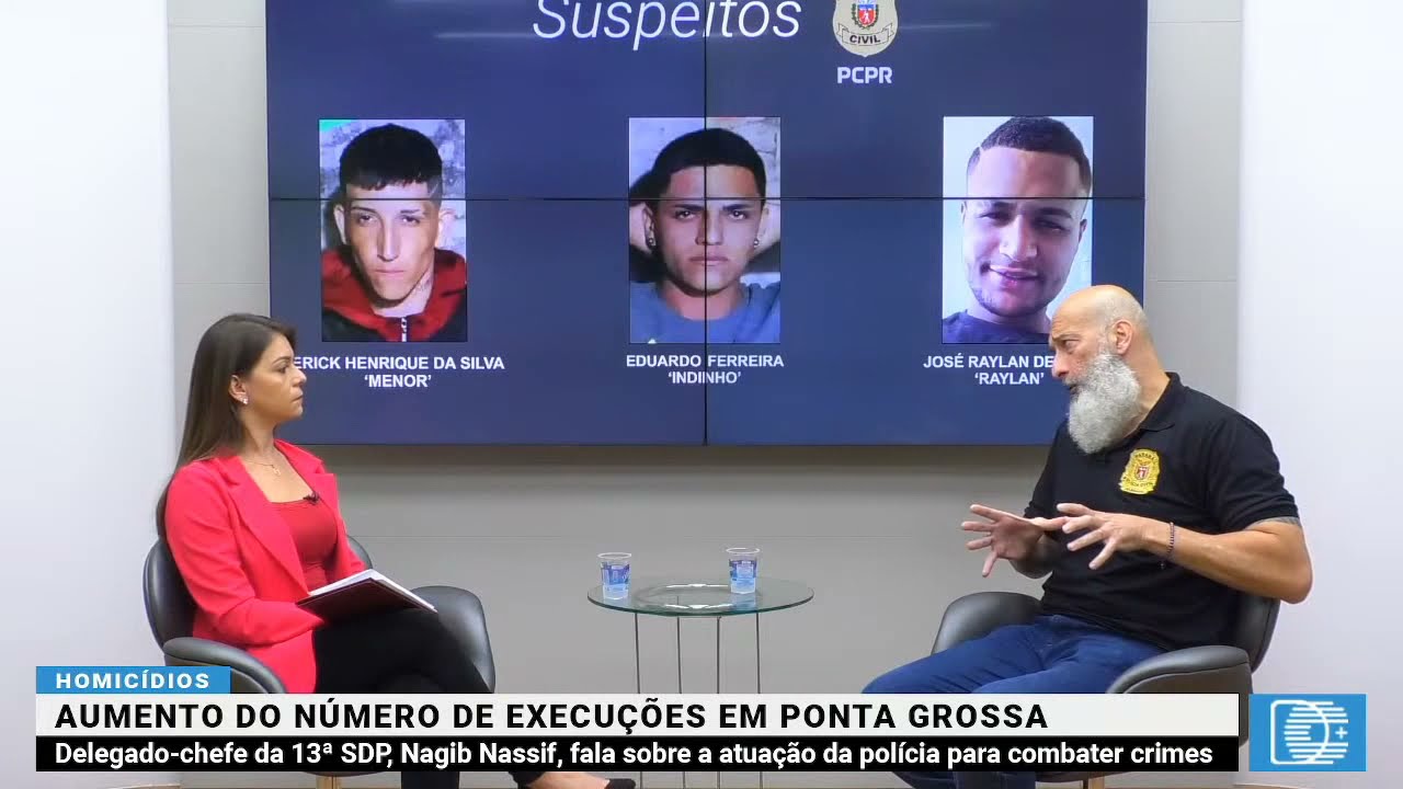 Aumento do número de homicídios em Ponta Grossa