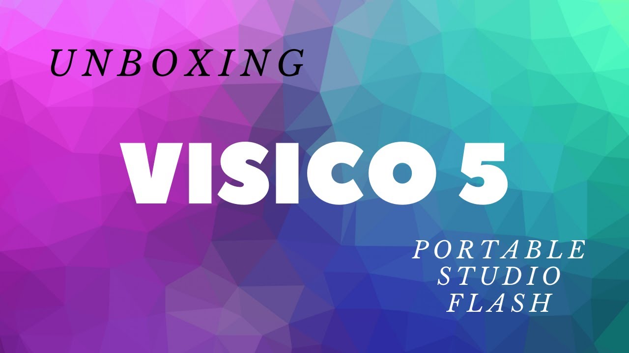 NEW Studio Flash Strobe Unboxing Video! Visico 5 Studio Lighting