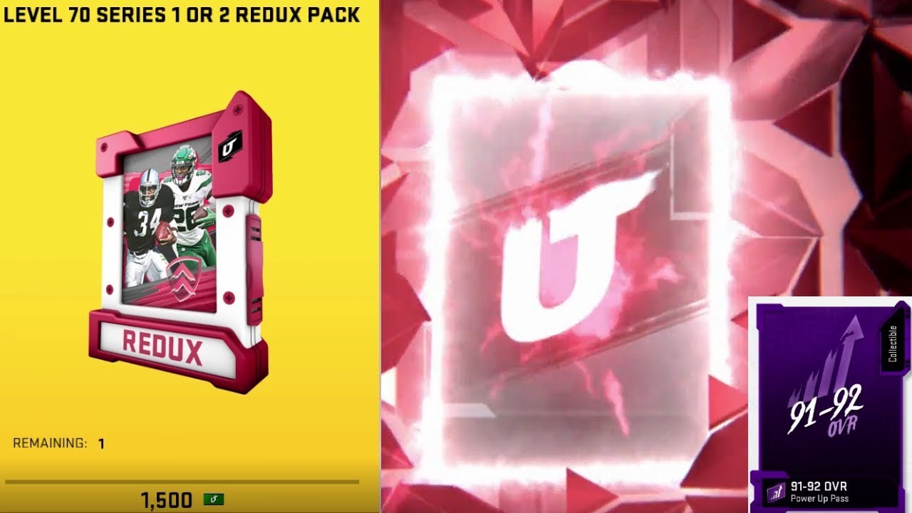 LEVEL 70 GRINDING TIPS AND SERIES REDUX PACK OPENING! MADDEN 20 ULTIMATE TEAM