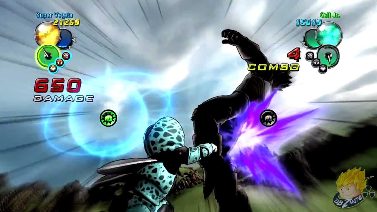 Dragon Ball Z Ultimate Tenkaichi - Сюжетный режим Z-Fighters против Cell Juniors (часть 33) 【HD】