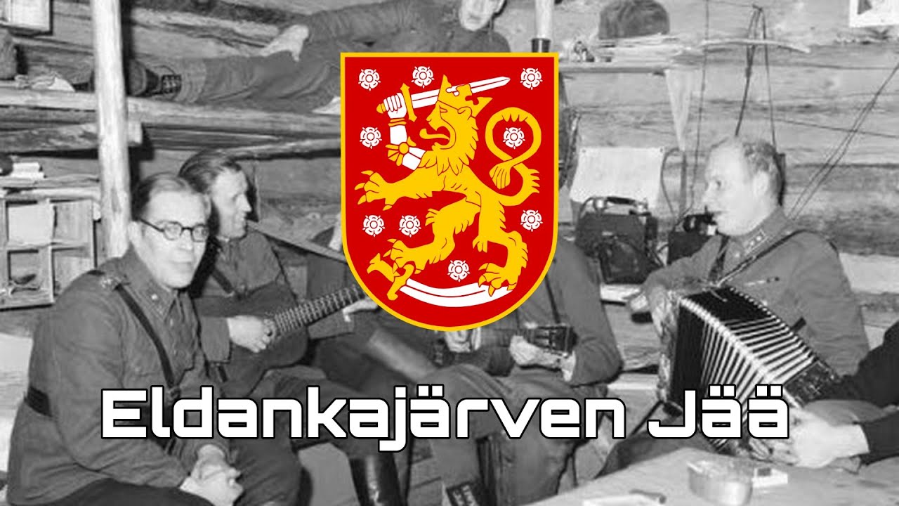 Finnish Military Song - Eldankajärven jää | Субтитры на русском