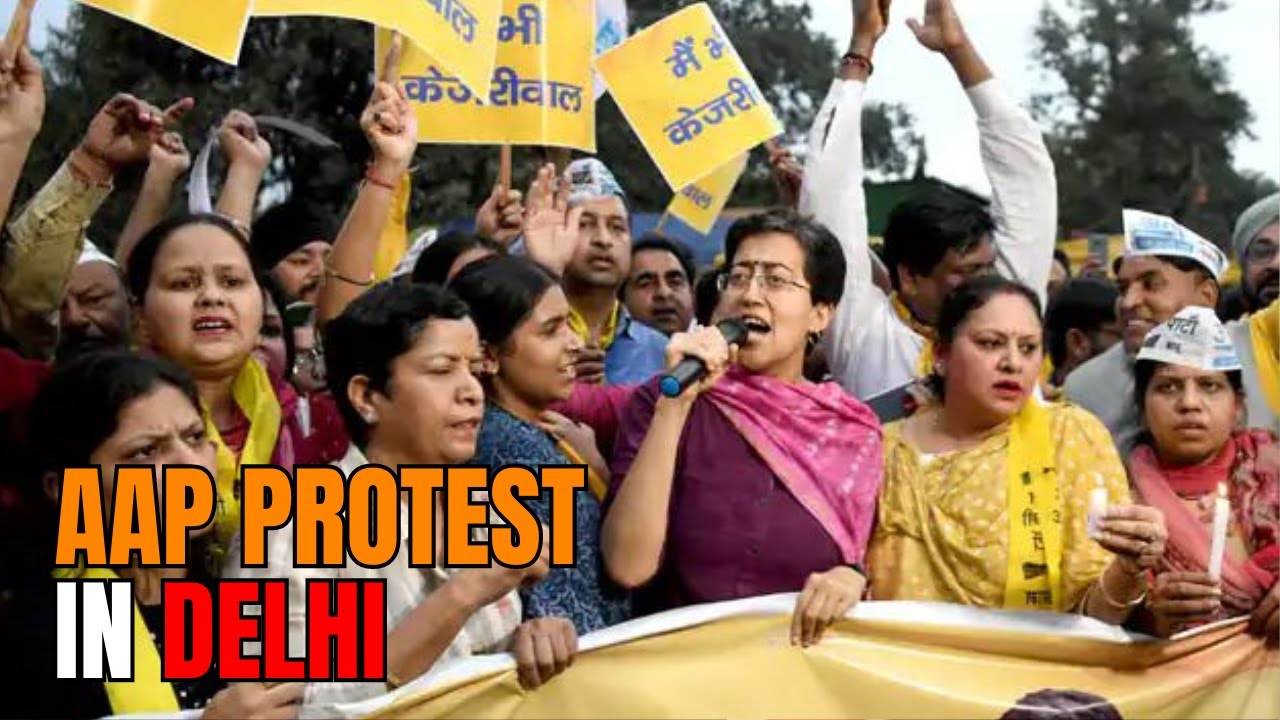 AAP Protest In Delhi LIVE | News9 #arvindkejriwalarrest