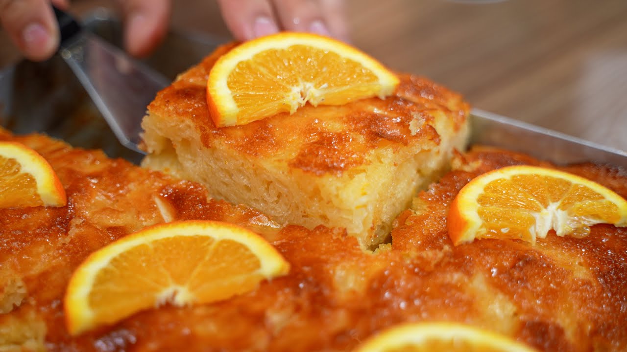 Смешайте йогурт с яйцами, и вы будете удивлены! Рецепт самого простого апельсинового пирога
