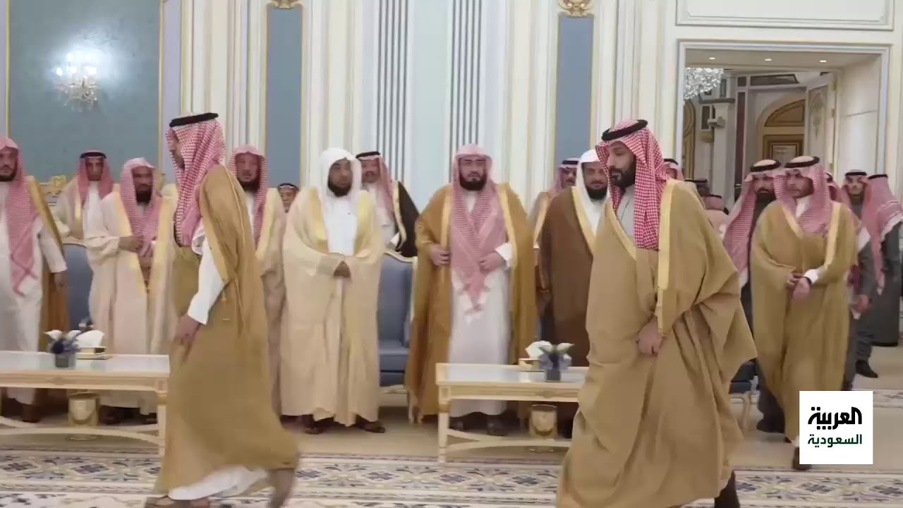 استقبال ولي العهد الأمير محمد بن سلمان للمهنئين بشهر رمضان في العاصمة الرياض