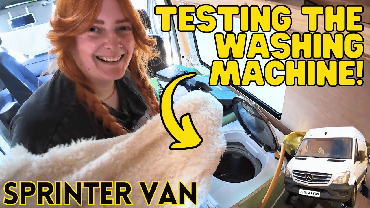 Can You REALLY Do Laundry in a Van with a Portable Washing Machine? | Sprinter Build EP38
