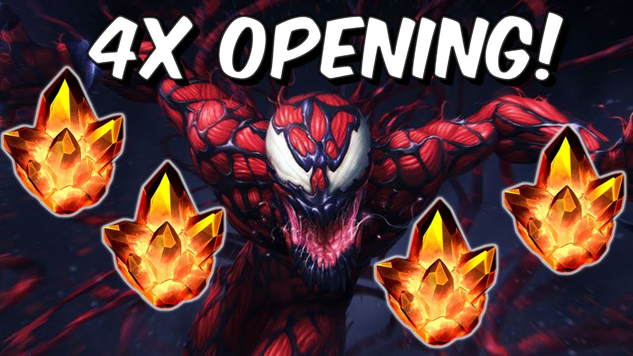 Quadruple 4 Star Crystal Opening! - Marvel Contest Of Champions