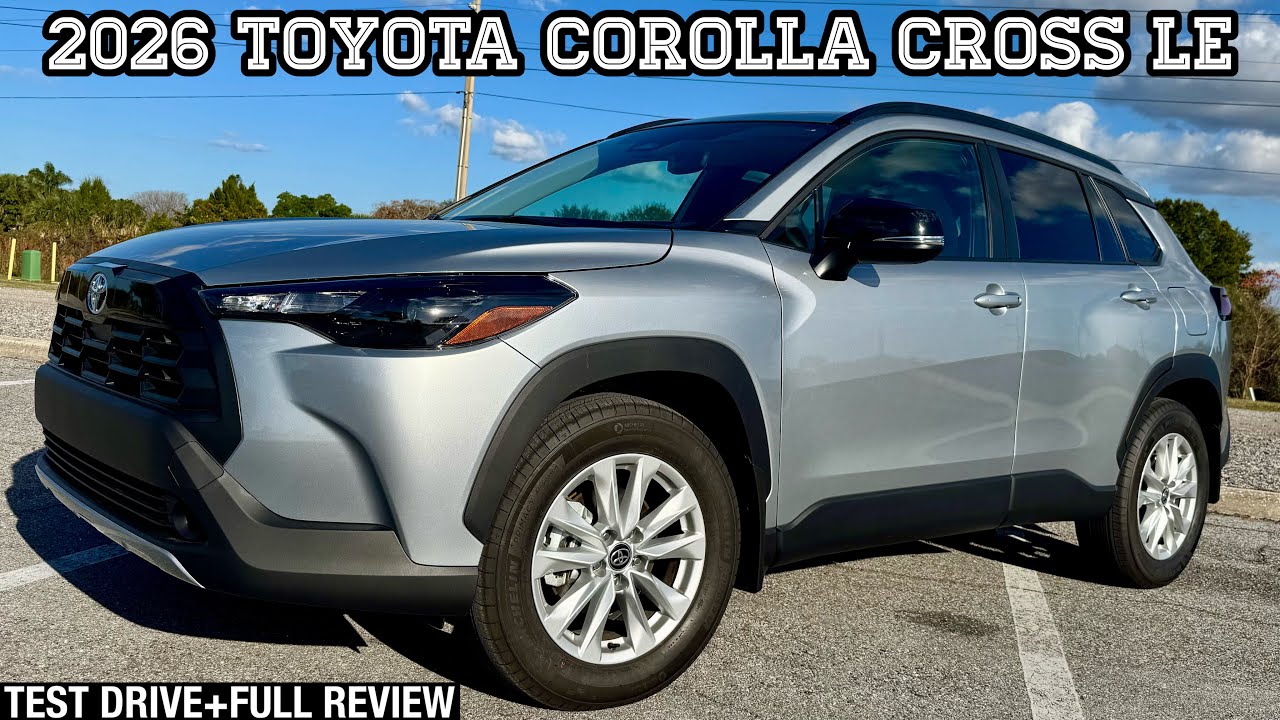 2026 Toyota Corolla Cross LE: TEST DRIVE+FULL REVIEW