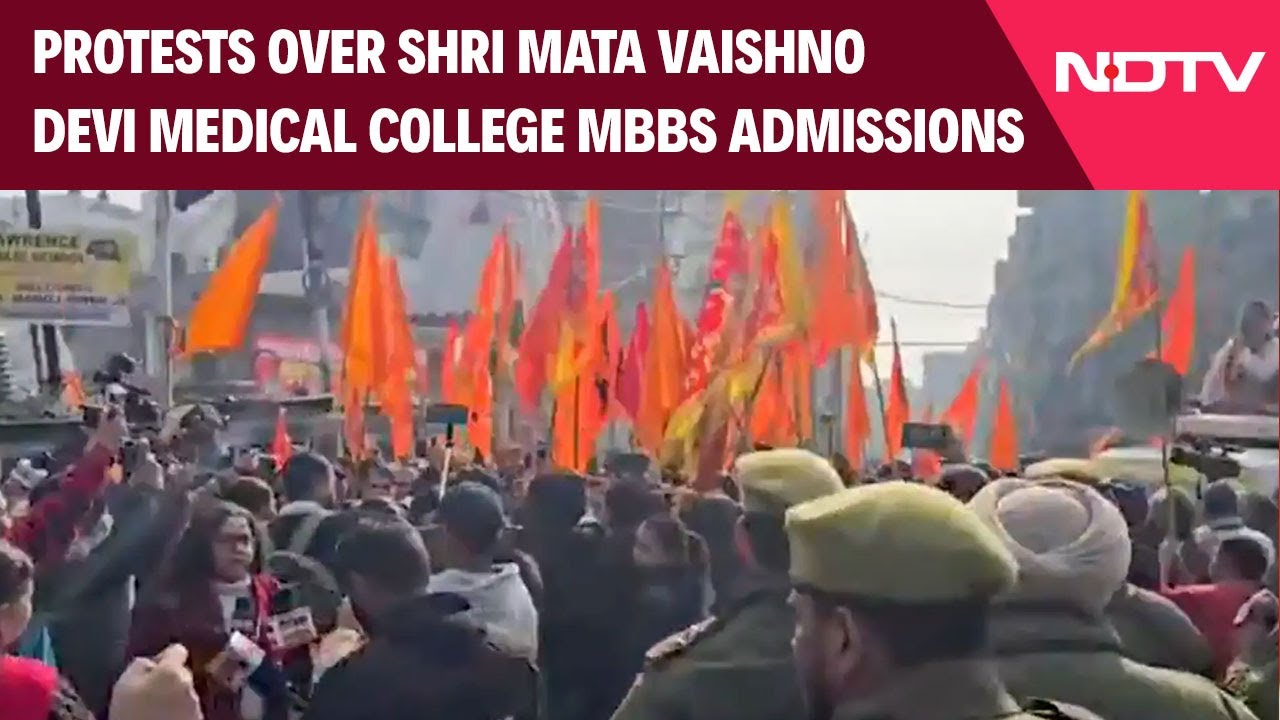 Vaishno Devi Medical College Admissions: Jammu Sees Protests Over MBBS Admissions