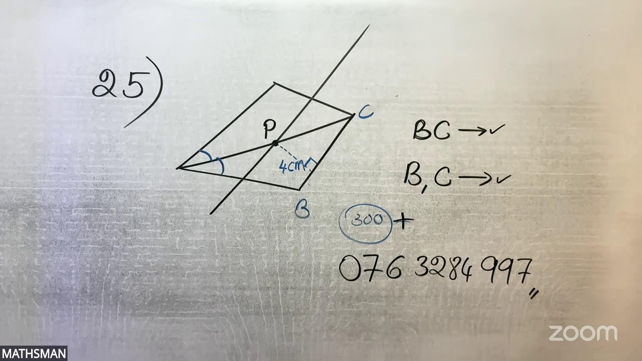 LIVE - O/L MATHS PAPER CLASS | 2026-01-13 | 076 3284 997