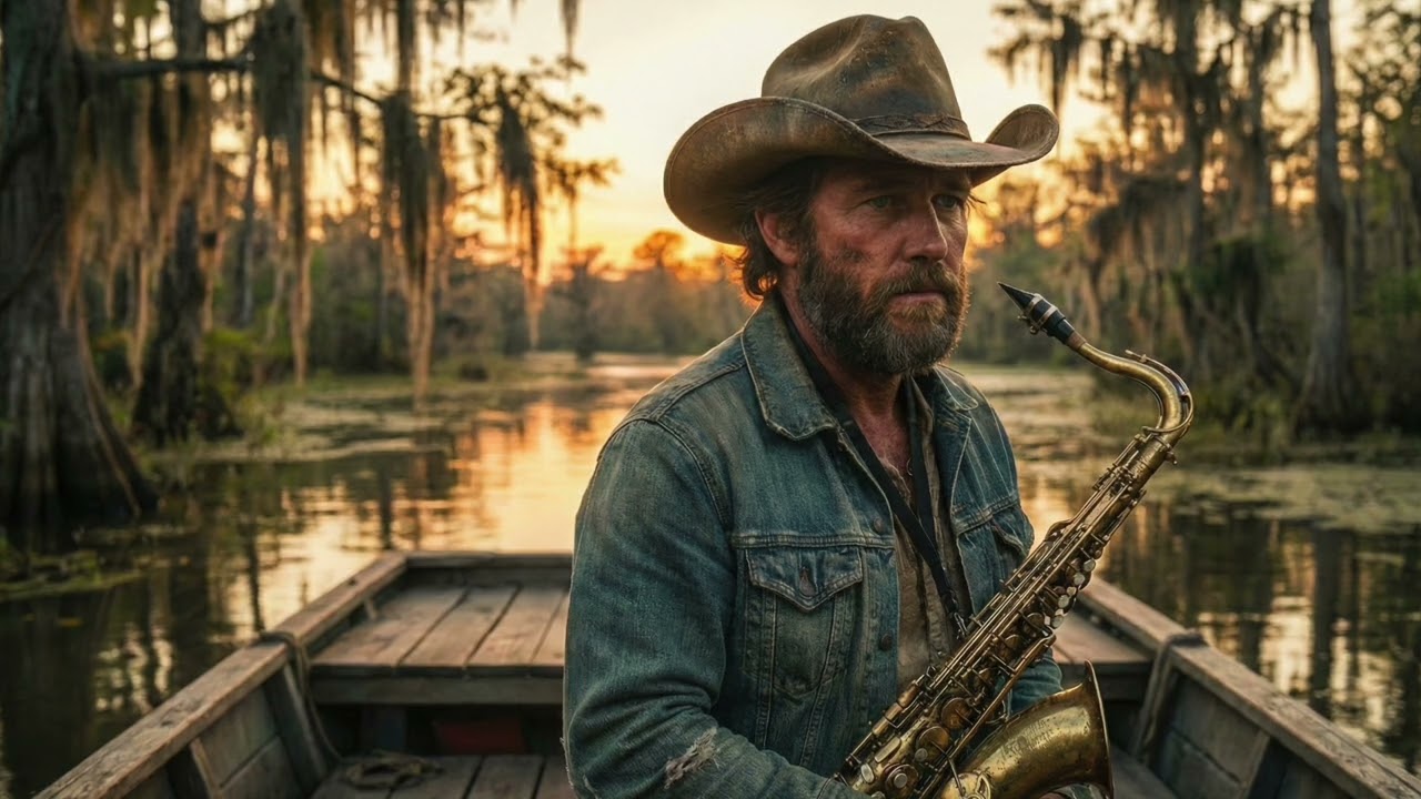 Blackwater Bayou 🐊🎷 | 70s Swamp Rock & Dirty Saxophone • 432Hz CCR Vibe