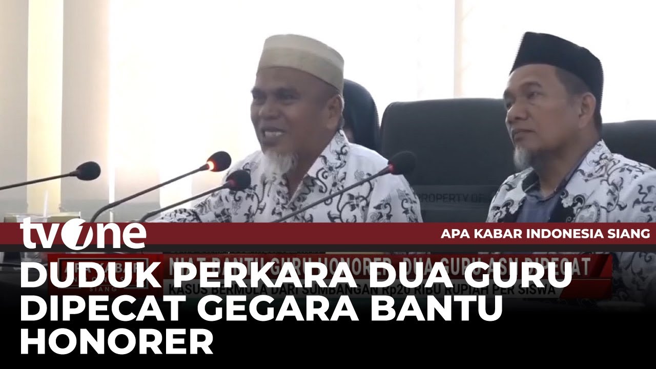 Kronologi Dua Guru di Luwu Utara Dipecat hingga Diberi Rehabilitasi oleh Presiden | tvOne