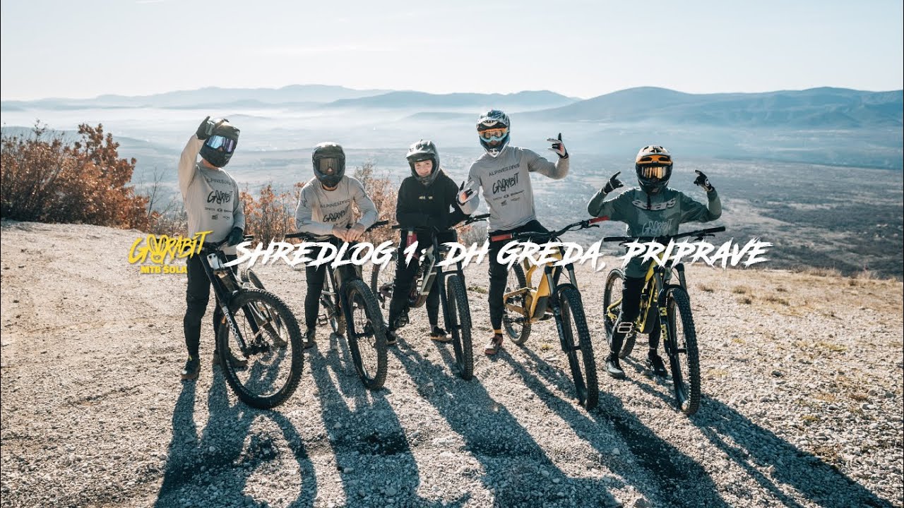 SHREDLOG 2026 EP.1 | DH Greda priprave Grabit MTB team