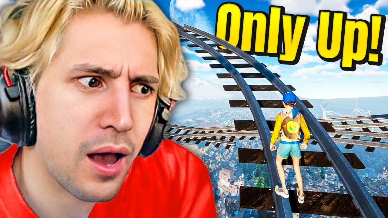 xQc Plays The HARDEST GAME... Only Up!