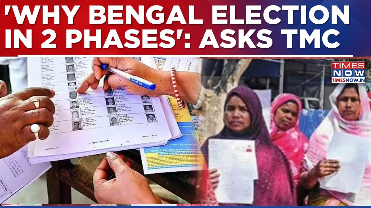 Political Battle Gets Fierce After EC Announces Poll Dates, TMC Asks Why Bengal Election In 2 phases