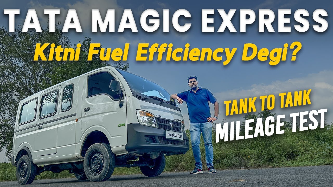 Tata Magic Express CNG: Highway Fuel Efficiency Test | V3Cars