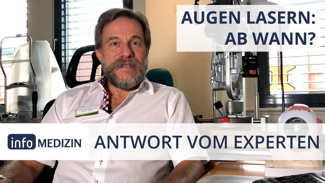 Augen lasern: Ab wann möglich? | Expertenantwort von Prof. Dr. Frohn