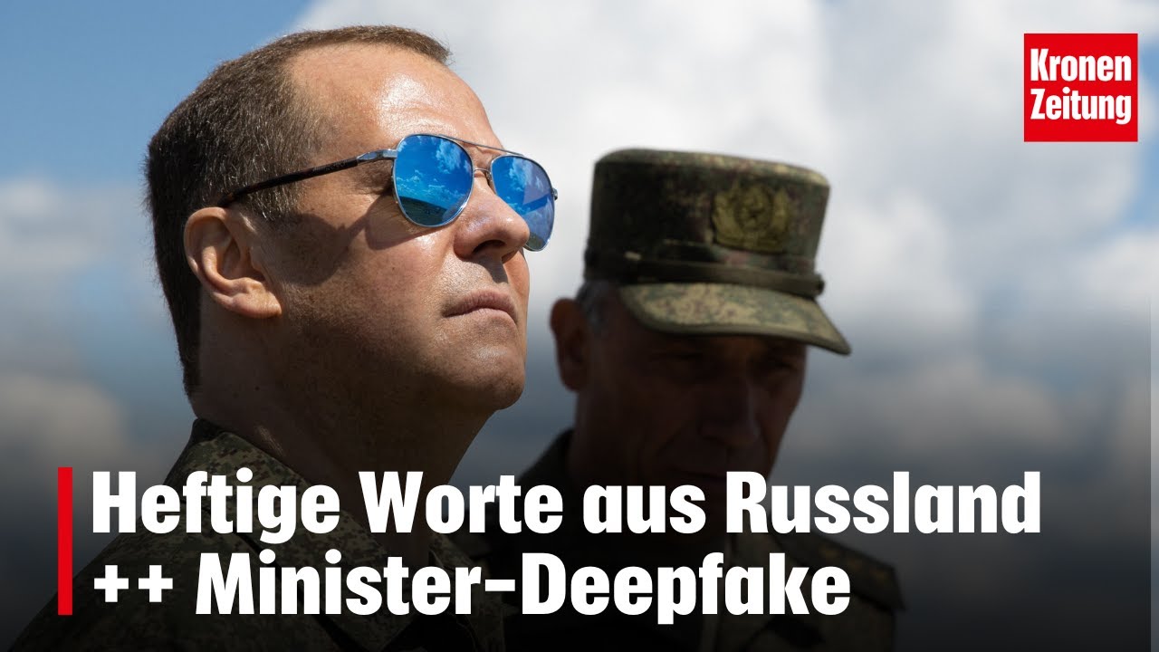 Heftige Worte aus Russland ++ Minister-Deepfake | krone.tv NEWS SHOW