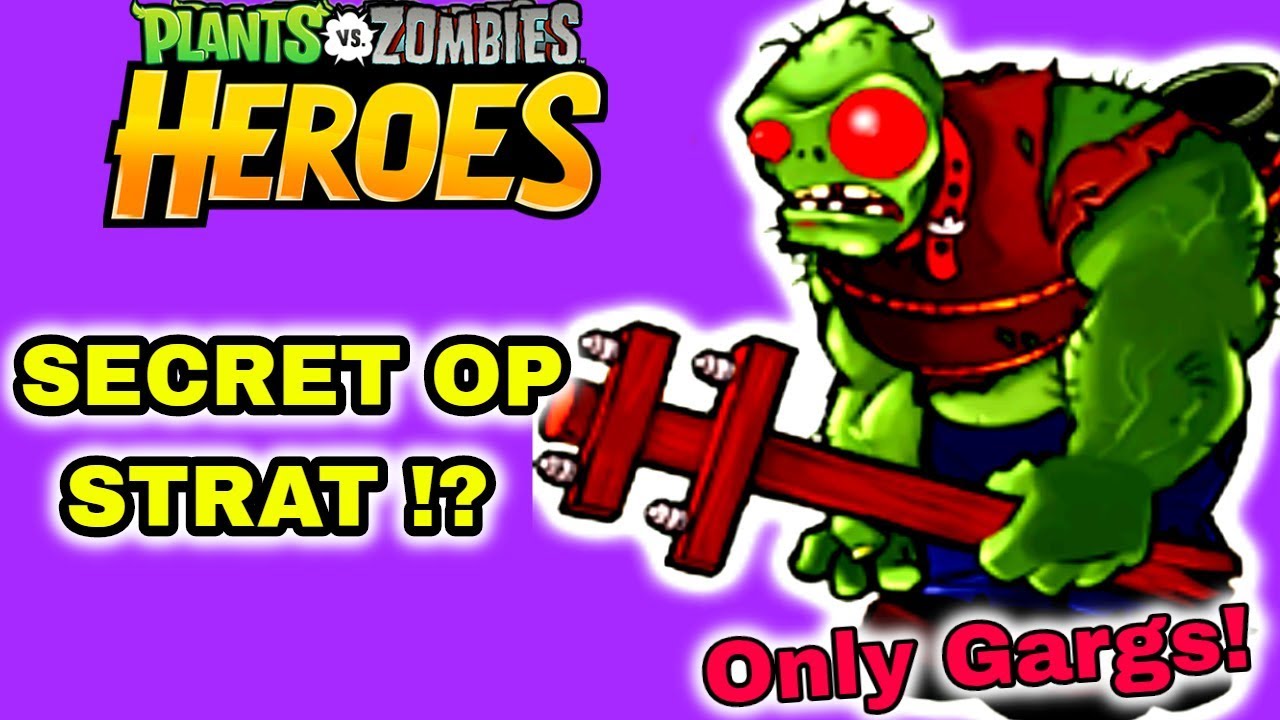 WHEN GARGANTUARS TAKE OVER THE LAWN..(All Garg Deck!) - PvZ Heroes