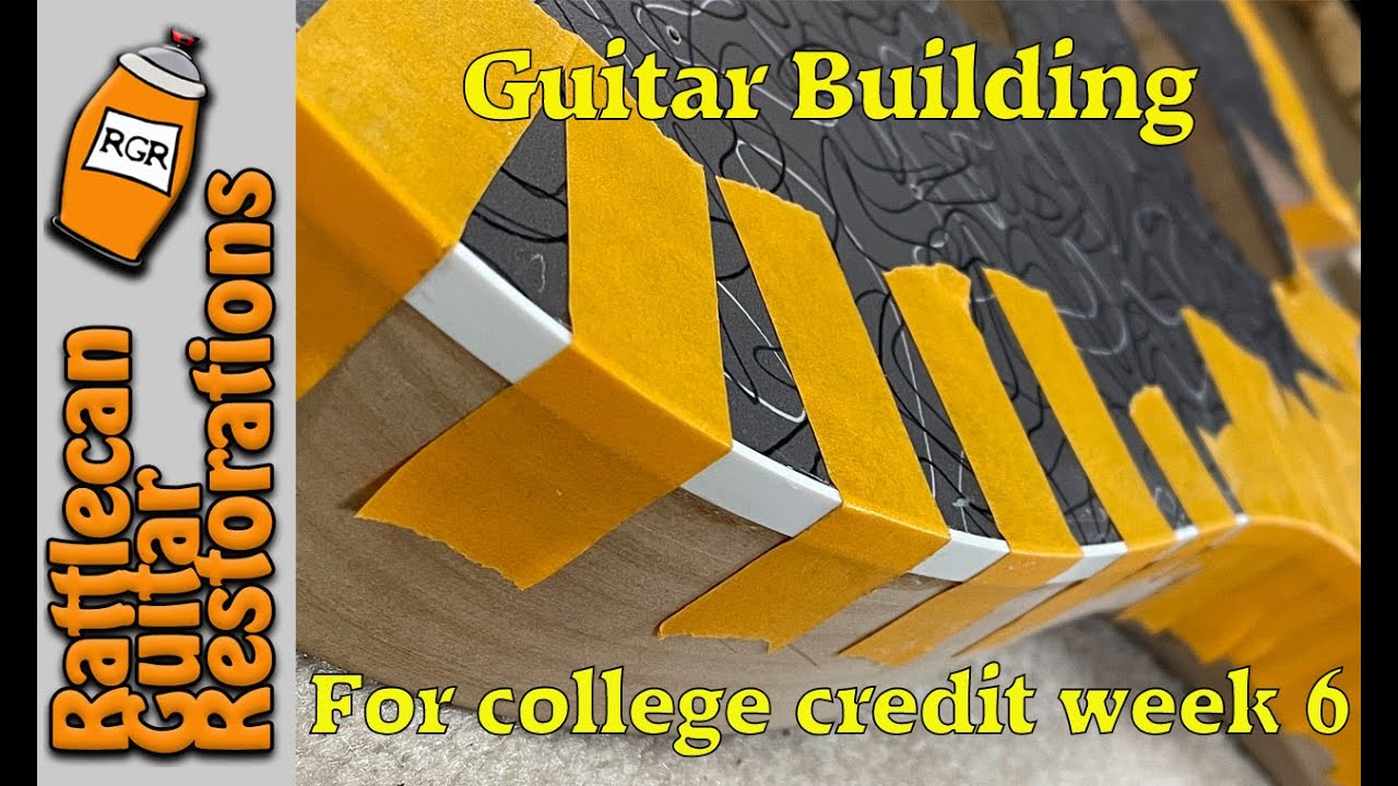 Guitar Manufacturing using STEM Concepts Week 6 | RATTLECAN GUITAR RESTORATIONS by James O&rsquo;Rear