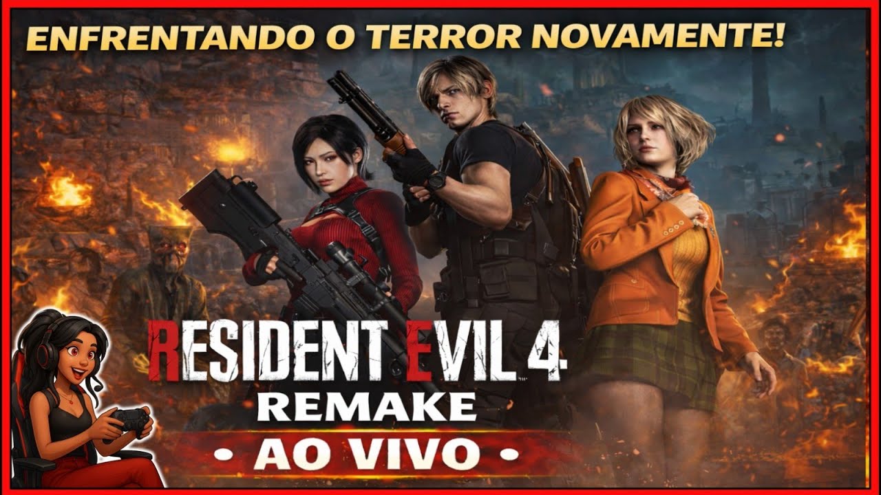 Resident Evil 4 Remake AO VIVO | Zerando novamente no PS5