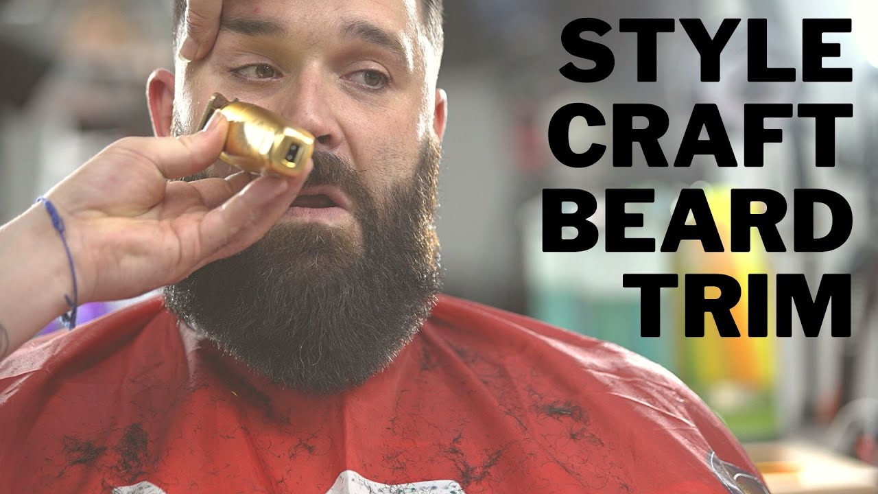Haircut and Beard Trim with Stylecraft Products | Saber, Rebel, Apex Trimmers