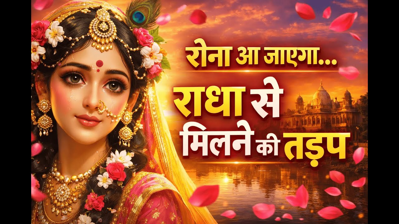 राधा रानी से मिलने की तड़प | Emotional Radha Rani Bhajan | Heart Touching & Emotional