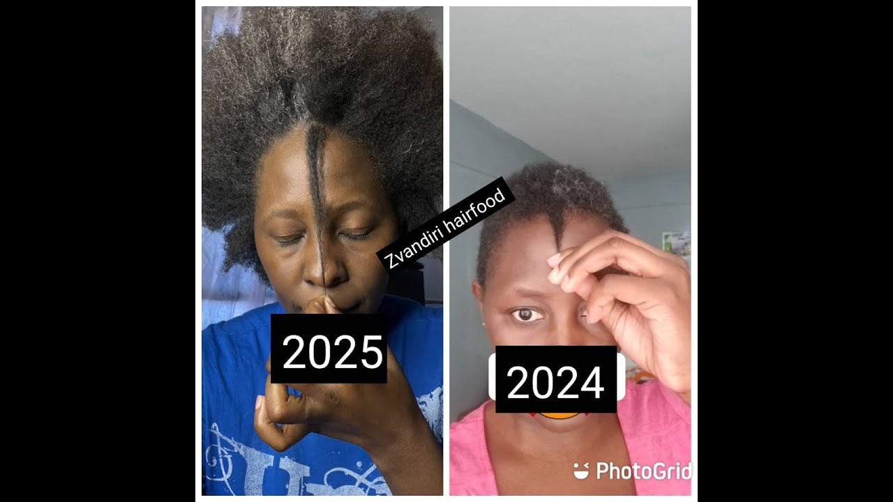 Zimbabwean Natural 1 Year Hair Growth Update #naturalhairjourney