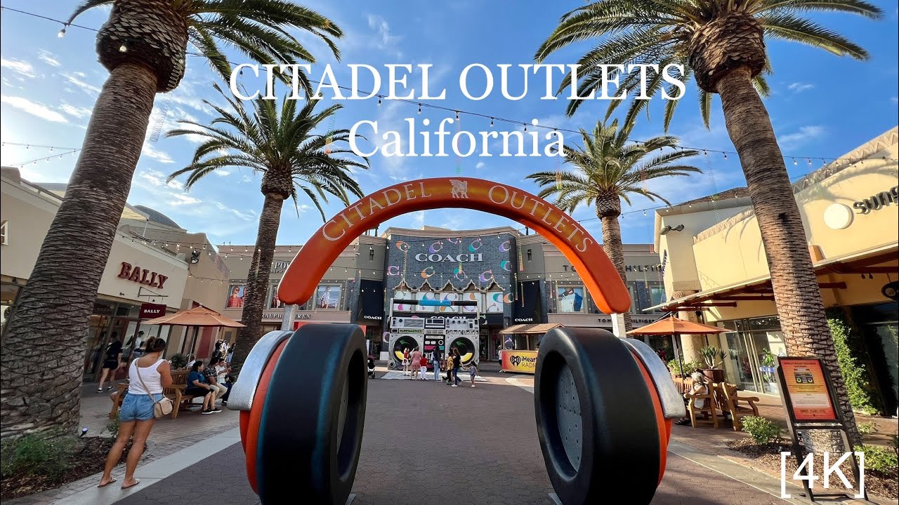 Citadel Outlets in Los Angeles, California - 20 minutes walk [4K]