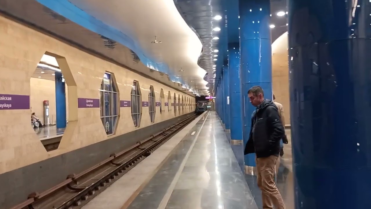 Питерское метро ПОЛНЫЙ ОБЗОР от станции Проспект Славы до станции Шушары