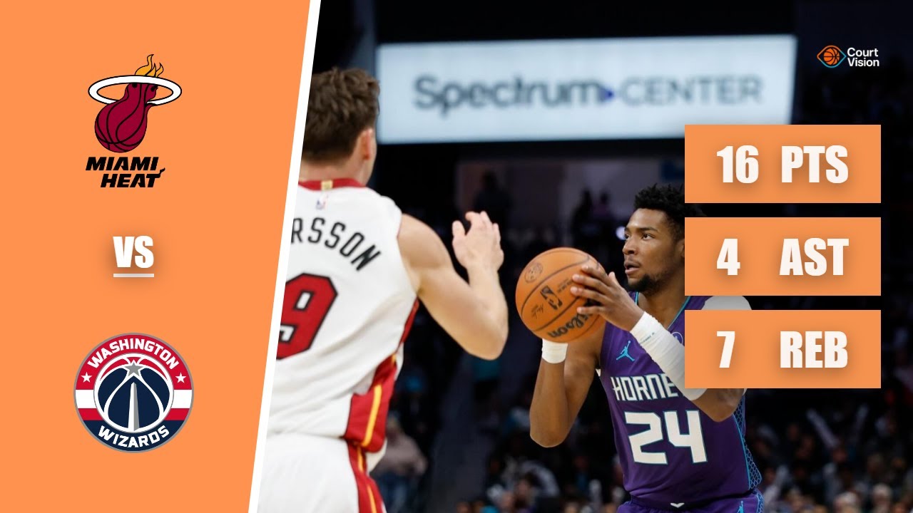 Pelle Larsson - 16 Points, 4 Assists, 7 Rebounds vs Wizards - 2025-26 Regular Season