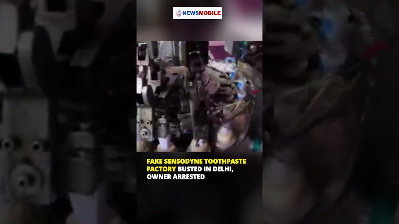 Fake Sensodyne Toothpaste Factory Busted in Delhi, Owner Arrested