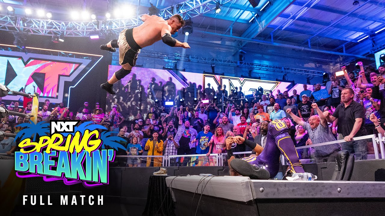 FULL MATCH: Carmelo Hayes vs. Grayson Waller | NXT Title Match: NXT Spring Breakin’ 2023