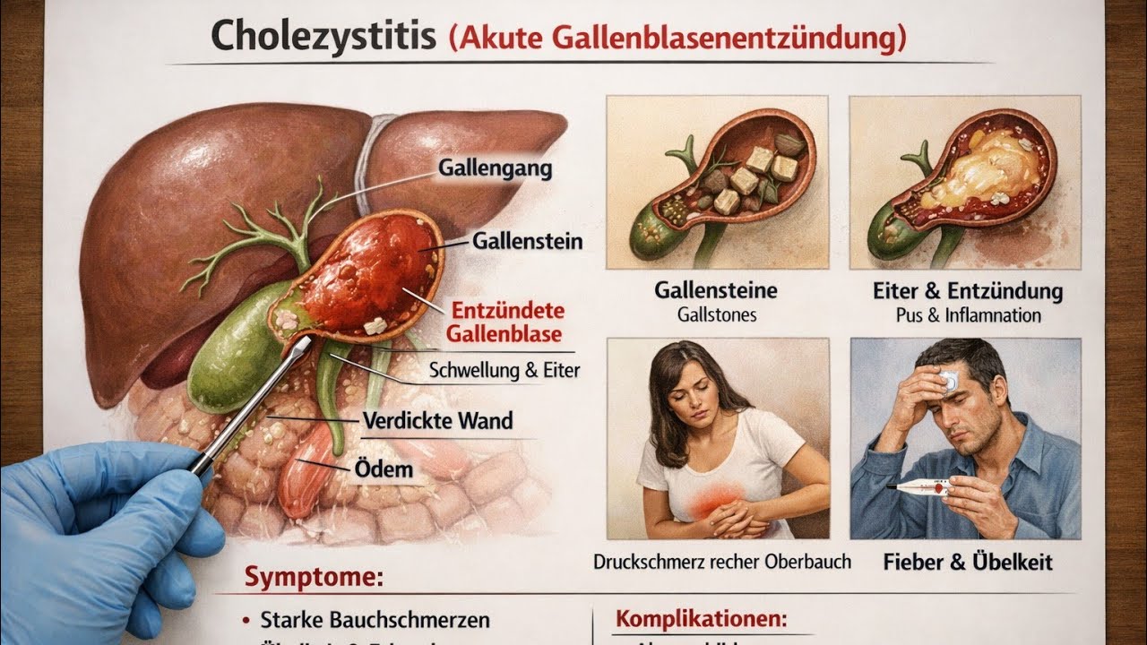 Cholezystitis einfach erklärt | Symptome, Diagnose & Behandlung , Arztbrief für die FSP Rostock