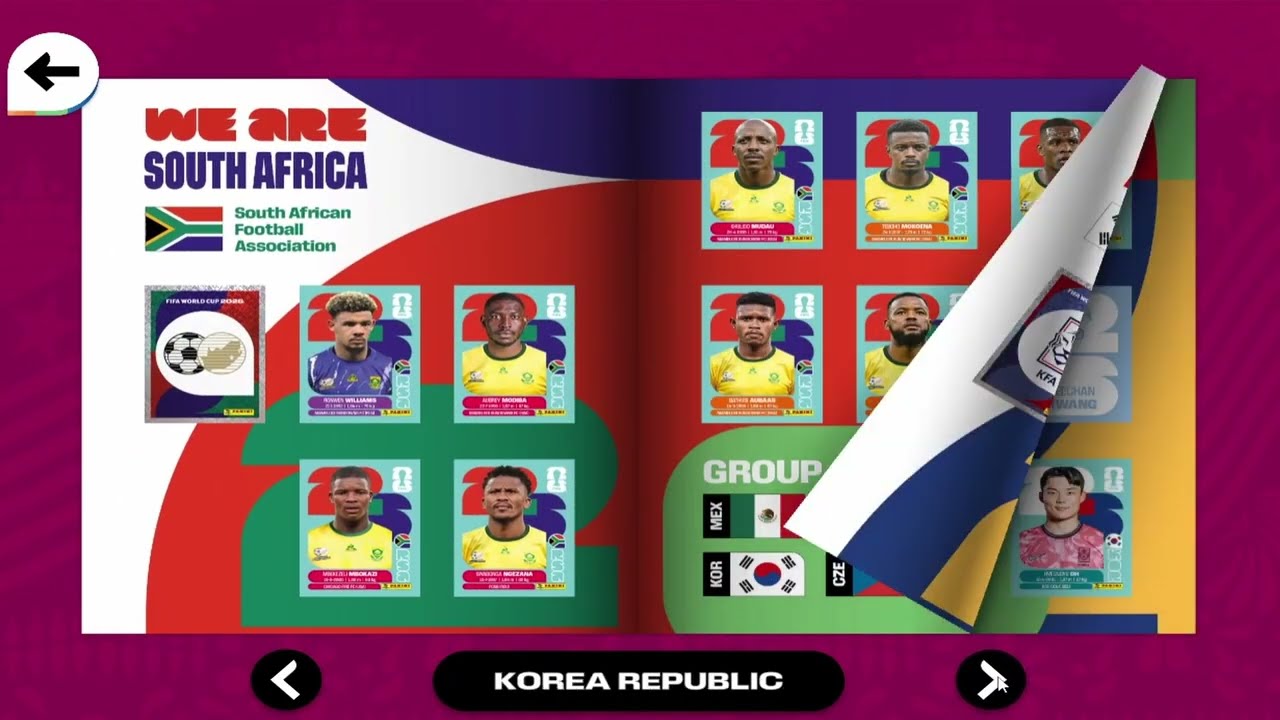 Panini FIFA World Cup 2026 Online Sticker Album FlipThrough