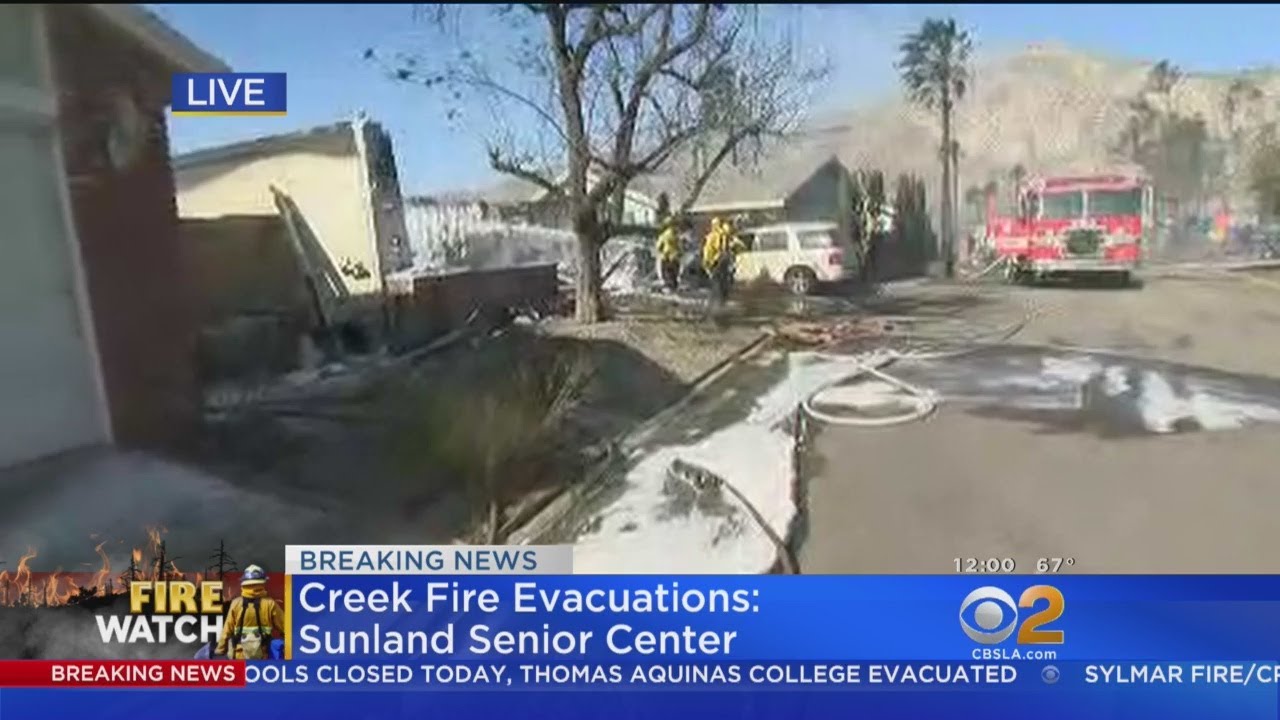 Sylmar Fire Forces Hundreds To Evacuate, Shuts Down 210 Freeway