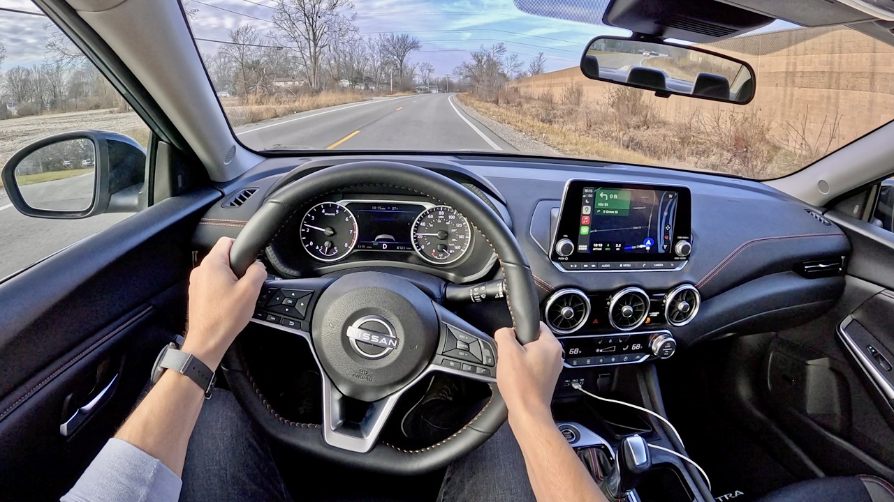 Nissan Sentra SR 2024 года — впечатления от вождения от первого лица