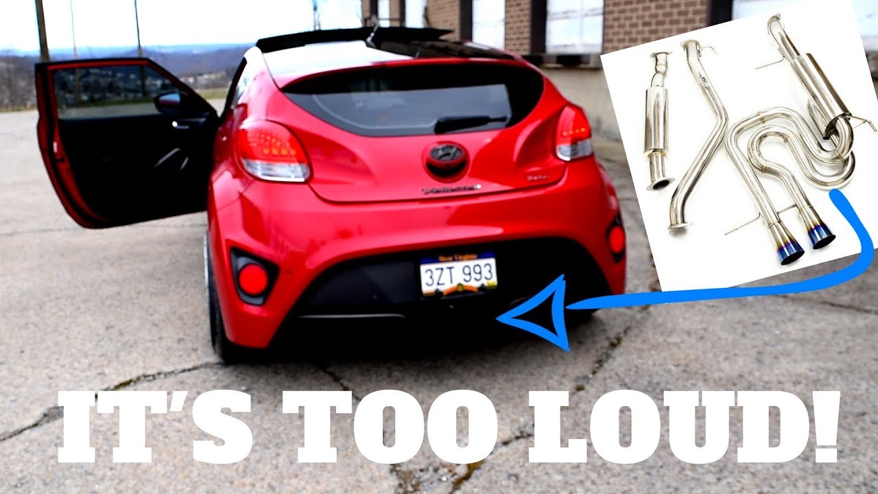Hyundai Veloster Turbo ISR Race Exhaust!