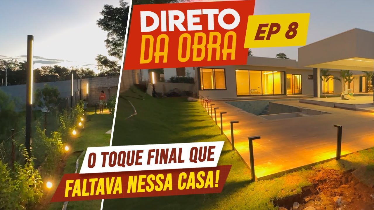 Como fazer ILUMINAÇÃO de JARDIM - Passo a Passo 🤩😎