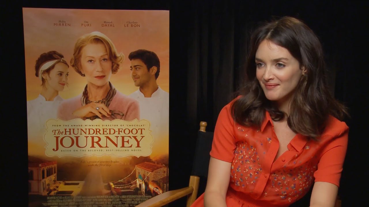 Charlotte Le Bon - The Hundred-Foot Journey Interview HD