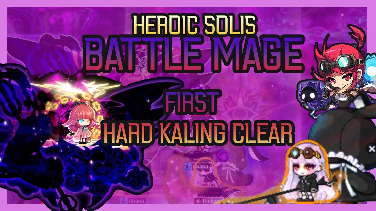 Maplestory Herioc Solis: First hKaling clear (Battle Mage POV)