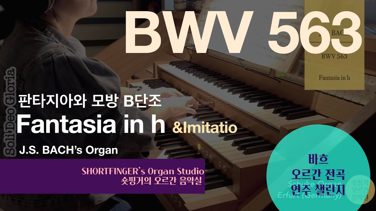 [JS BACH Organ] BWV 563 Fantasia & Imitatio in h moll 판타지아 B단조 Hauptwerk Erfurt Germany