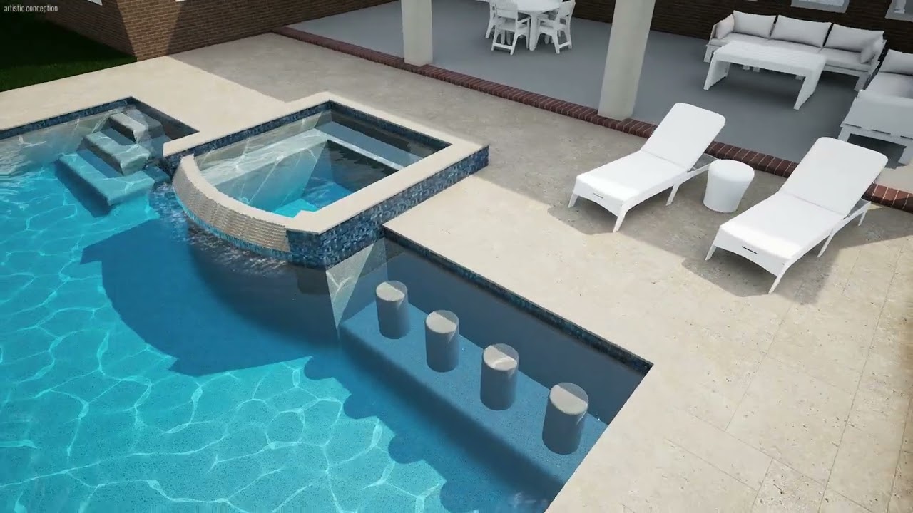 Hebert Pool Design by Backyard Amenities