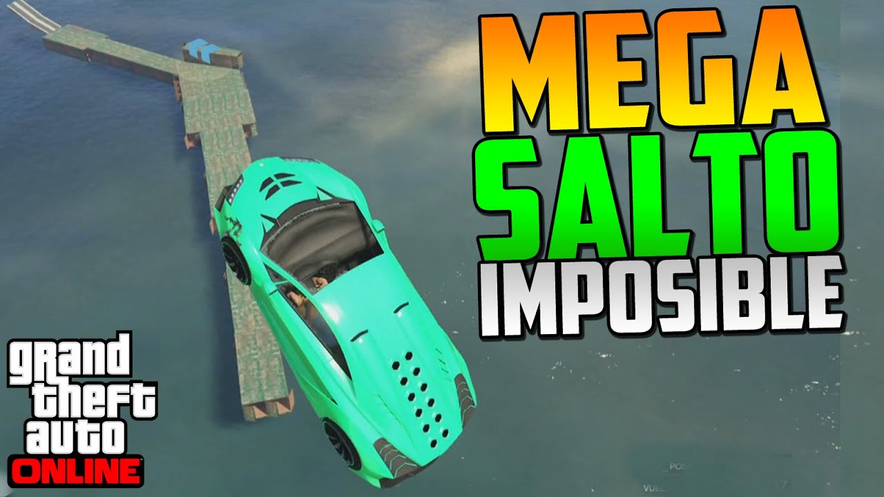 EL MEGA SALTO MAS IMPOSIBLE DE TODOS!! - Gameplay GTA 5 Online Funny Moments