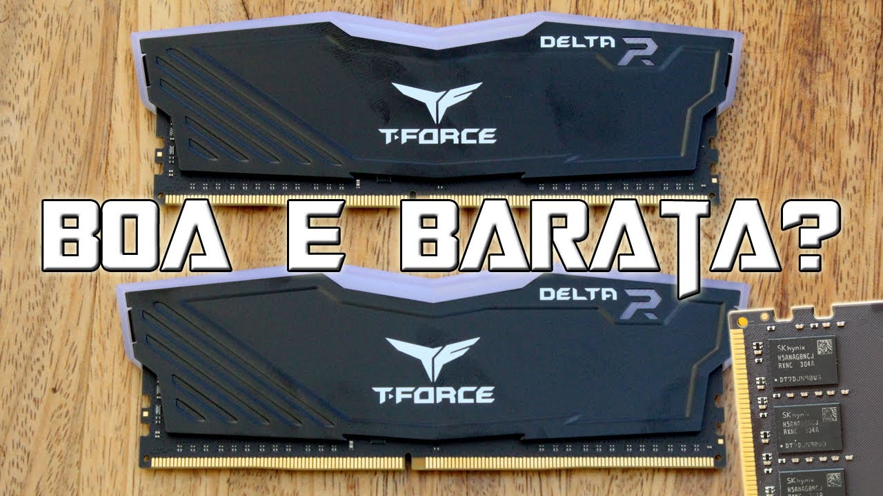 TESTE das MEM&Oacute;RIAS TEAMGROUP T-FORCE Delta RGB - 32GB DDR4-3600 com RGB, BOM PRE&Ccedil;O e OVERCLOCK!