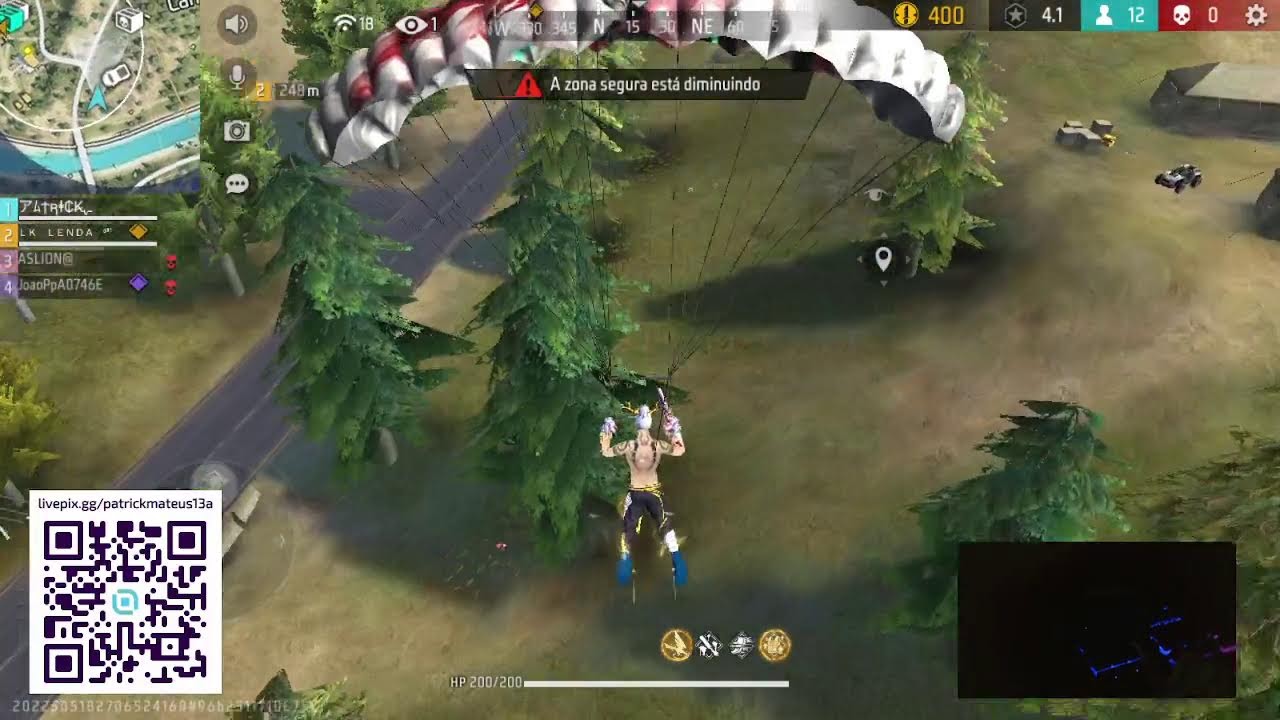 live DE FREE FIRE RUMO AO TOP GLOBAL SIMBORA13/02/26 yes TROPA BORA FASER BOOYANH