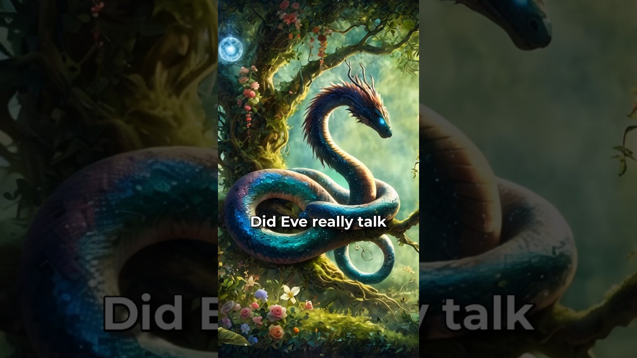 EVE Didn&rsquo;t Talk To A SERPENT! 😧🤯 #biblestories