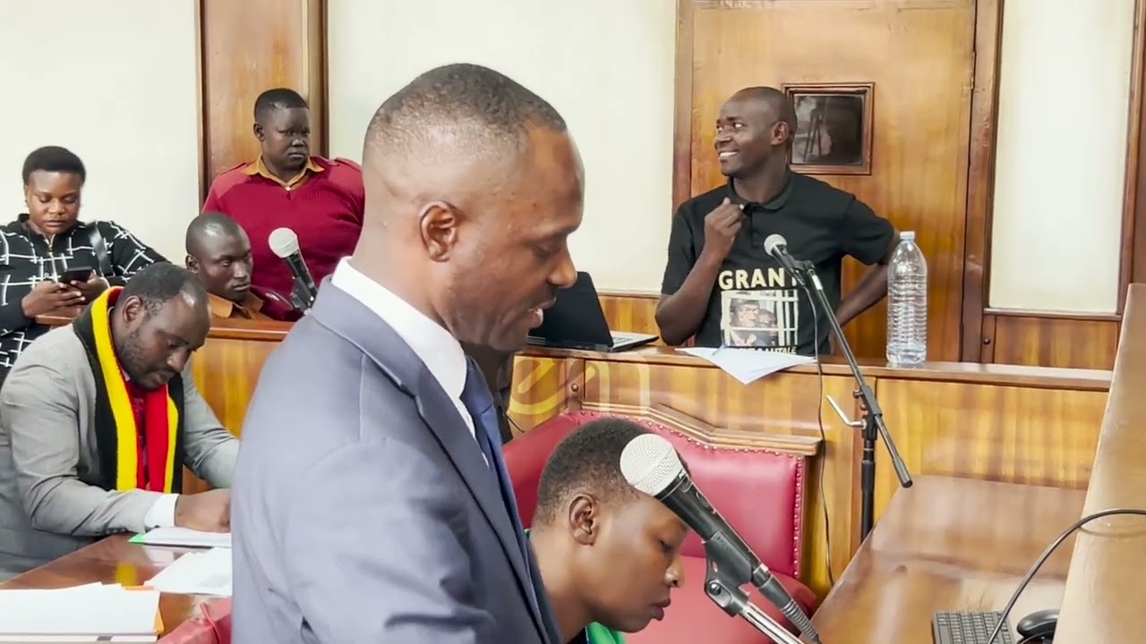 Lawyer Male Mabirizi appears before the court over charges related to alleged hate speech