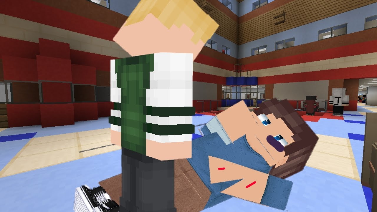 Minecraft: Garoto-Aranha:APANHEI NA ESCOLA!