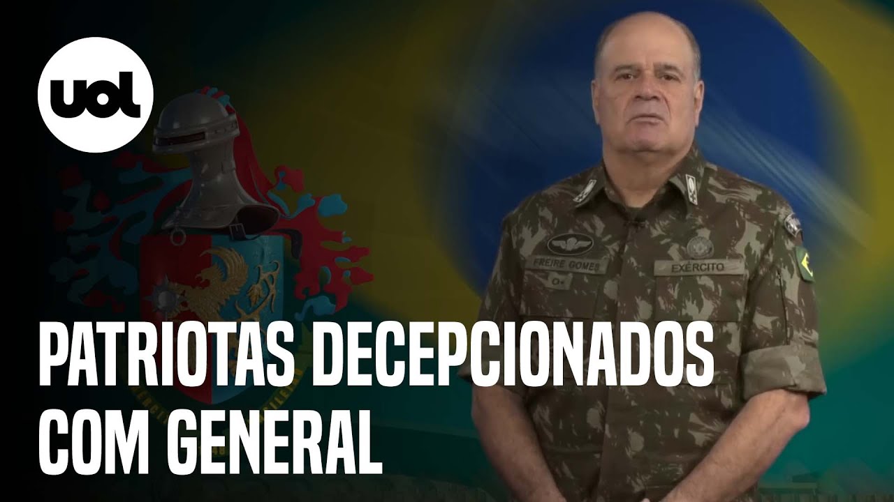 Golpistas ficam decepcionados com mensagem do comandante do Exército